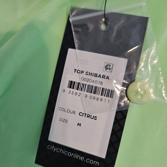 City Chic High Low Shear Top Size18/M - Picture 7 of 9